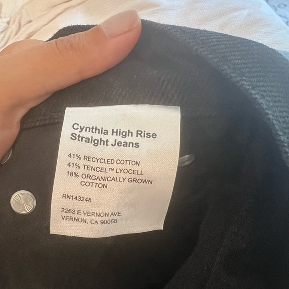 Reformation Cynthia High Rise Straight Jeans - Picture 2 of 5